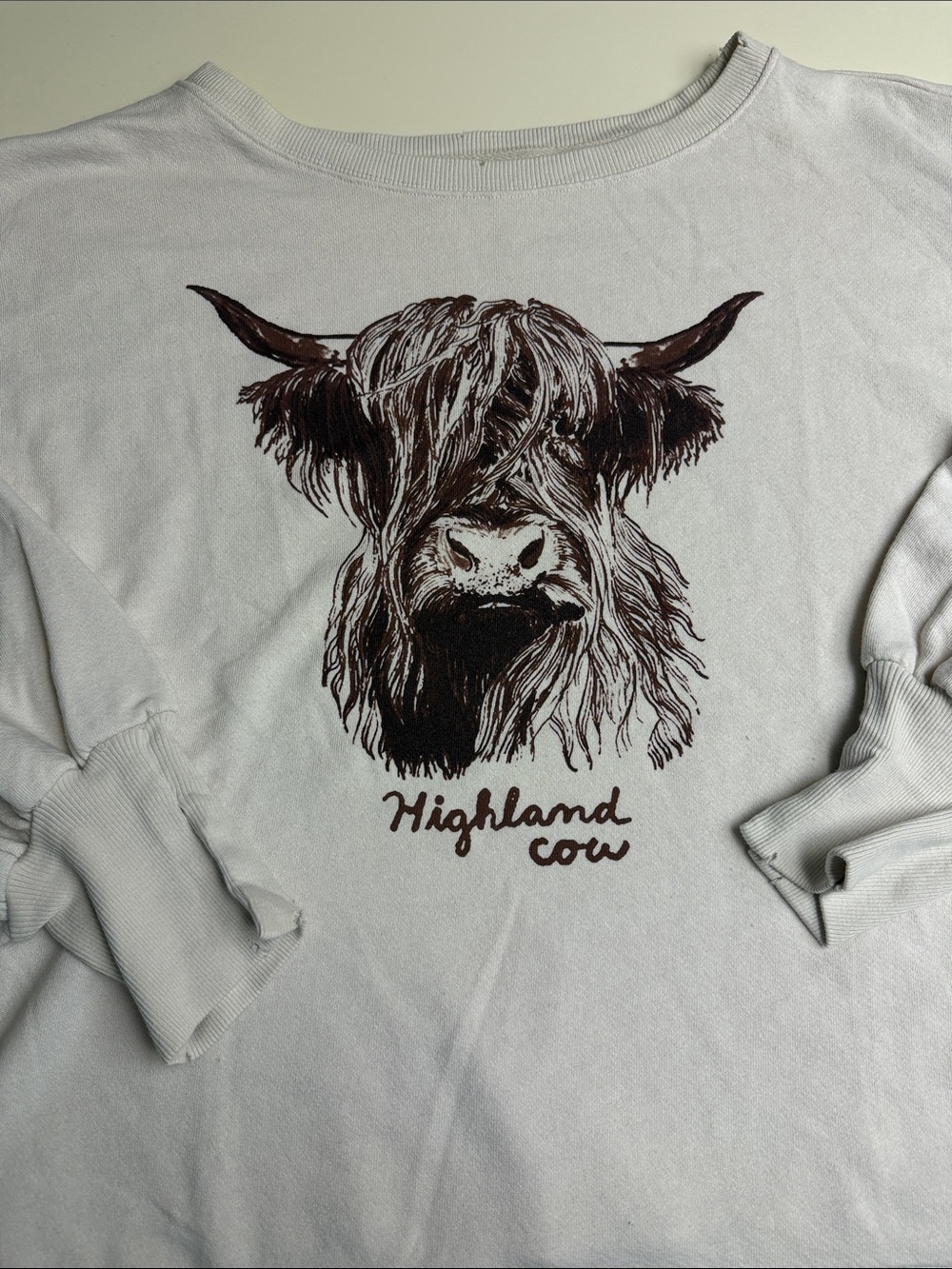 Free People We the Free Highland Cow Graphic Camden XL - Sold out online